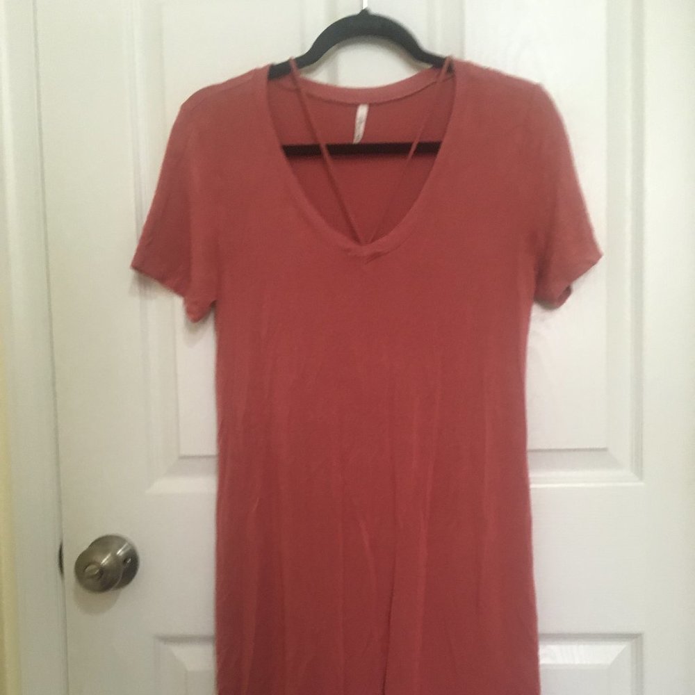 Dusty Rose Skater Dress
